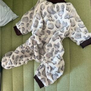 Leopard Print pet Onesie